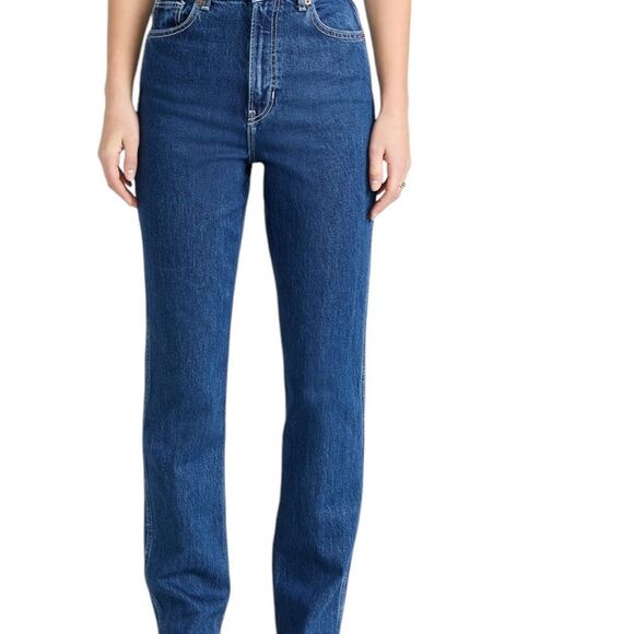 Reformation Pamela Ultra High Rise Straight Leg Jeans in Wallis 25 - Picture 1 of 6
